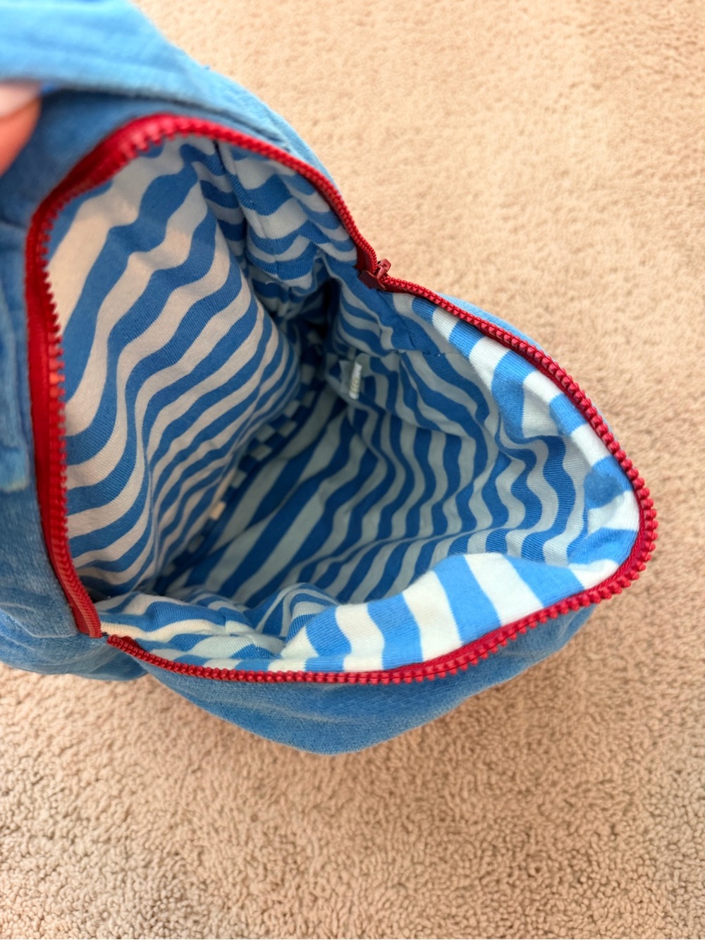 Bunnies By The Bay Skipit Puppy Blue Plush Kids Backpack - Picture 4 of 7